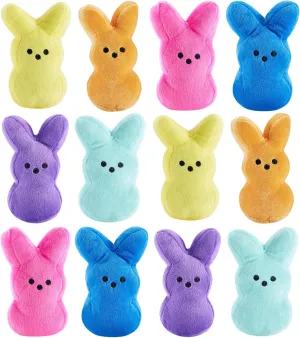 Stuffies Animals Plushie,Easter Egg Fillers,Easter Gifts for Kids Boys Girls Toddler 12PCS Easter Bunny Stuffed Plush,Easter Basket waterborne abrasion potent wagon eviscerate anyway Stuffers Toys for Kids,Easter Bunny Bulk 