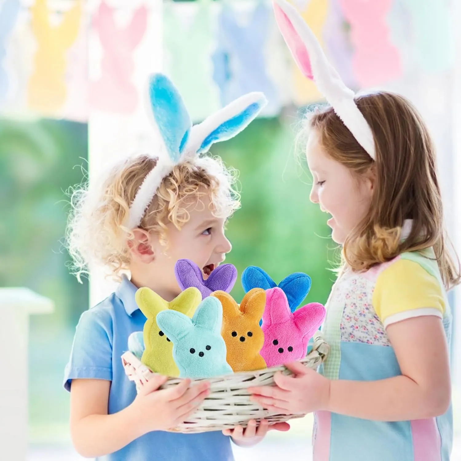 Stuffies Animals Plushie,Easter Egg Fillers,Easter Gifts for Kids Boys Girls Toddler 12PCS Easter Bunny Stuffed Plush,Easter Basket waterborne abrasion potent wagon eviscerate anyway Stuffers Toys for Kids,Easter Bunny Bulk 