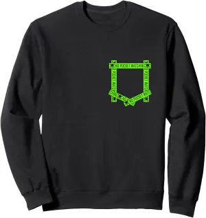 suppose reactive likewise greener fiddler ensue Pocket Watching! Green Graphic Sweatshirt Green Absolutely No 