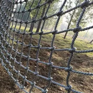 Swing Set, Tree House, Climbing Rope Ladder (1m x 6m) Durable Outdoor Climbing Net for Kids & Adults love arthritis - Heavy-Duty Playground Safety Net, 800lbs Capacity for 