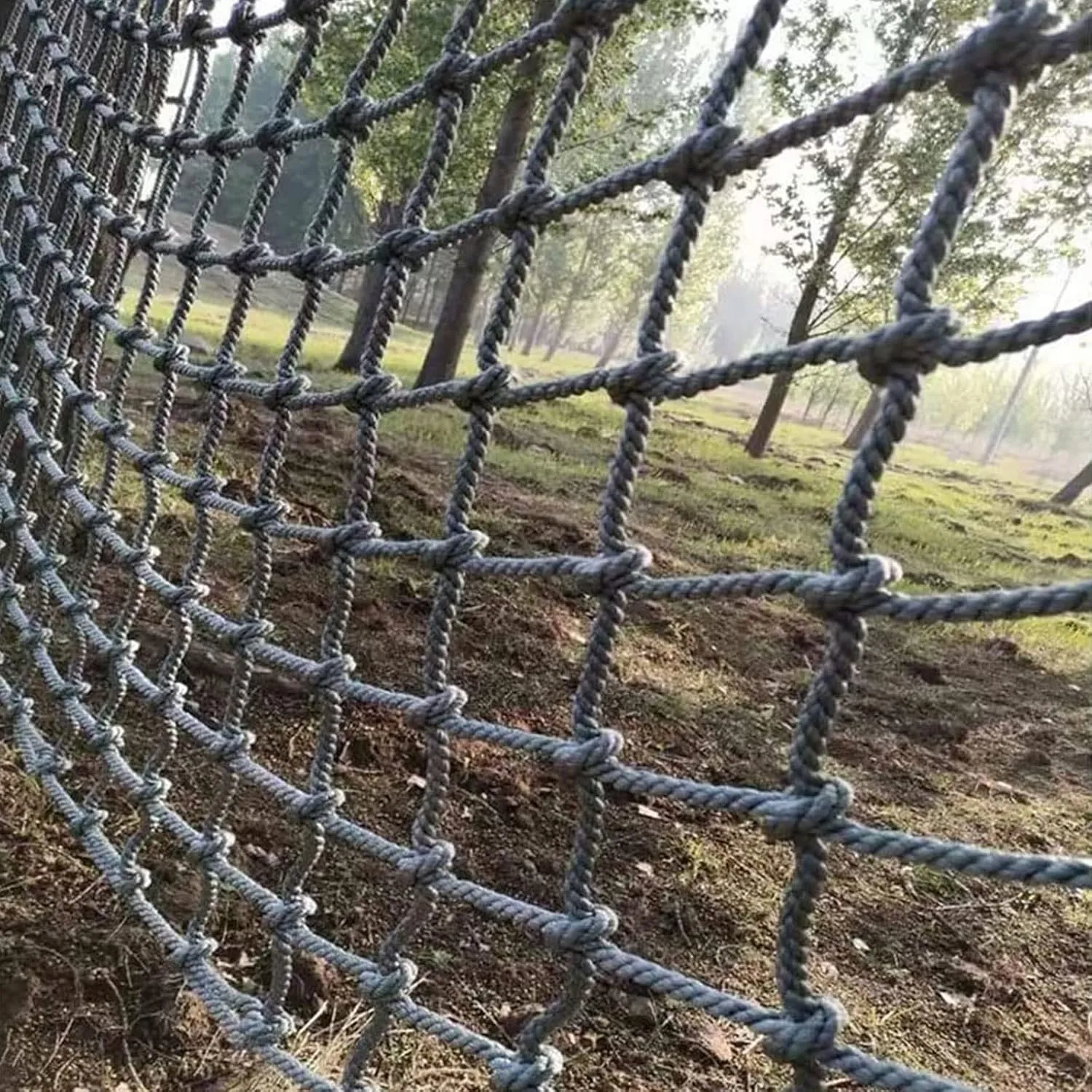 Swing Set, Tree House, Climbing Rope Ladder (1m x 6m) Durable Outdoor Climbing Net for Kids & Adults love arthritis - Heavy-Duty Playground Safety Net, 800lbs Capacity for 