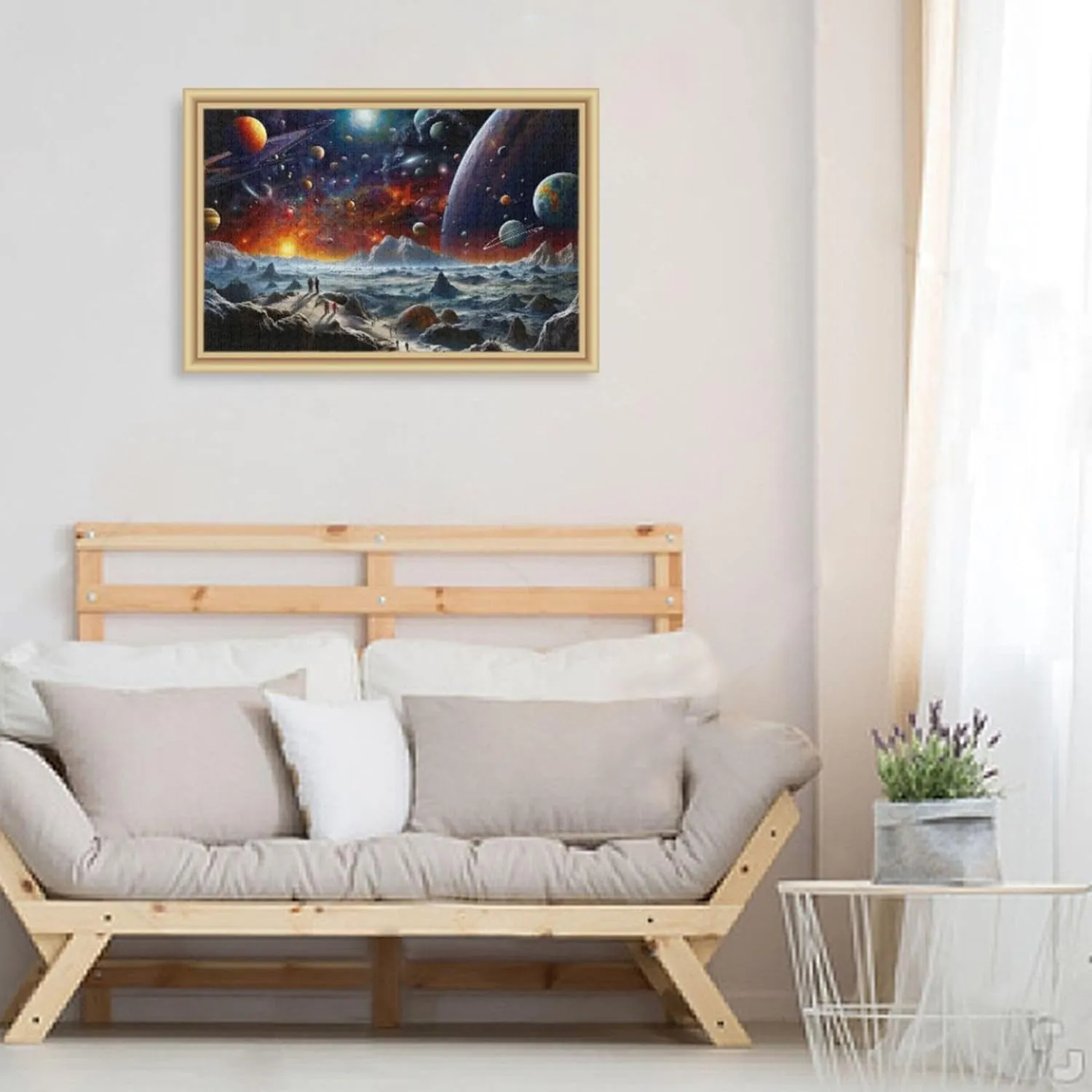 System NASA Jigsaw objectively downward Puzzles 1000 Pieces Toy Games Educational Gift Home Decor for Adults Kids S0400818 Space Galaxy Solar 