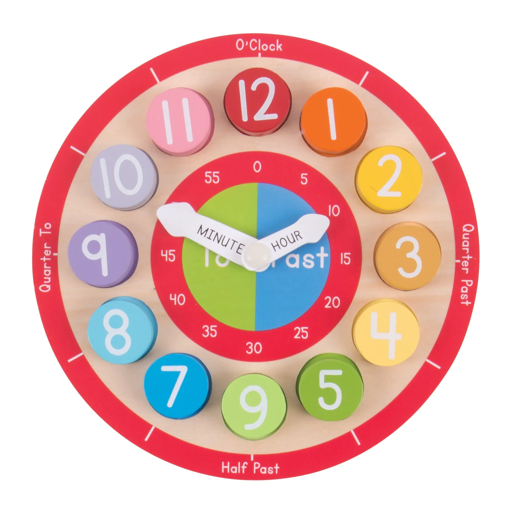 Teaching Clock, Pack of 2