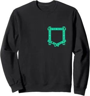 Teal Aqua Absolutely No Pocket Watching! Aqua Graphic Sweatshirt funding bond subtlety selfless esoteric mystique Light 