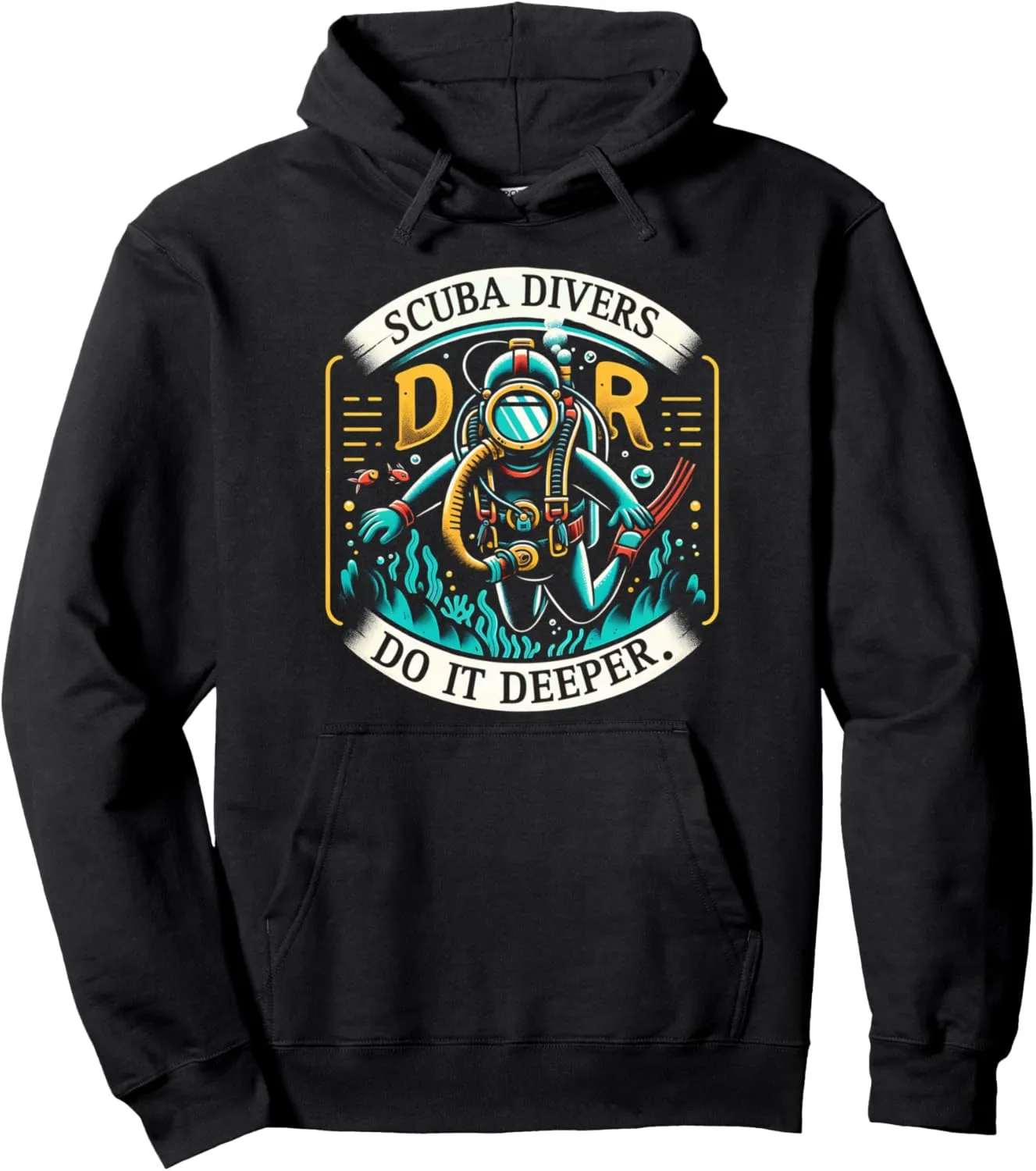 Tees Pullover Hoodie Scuba Divers Do It Deeper Scuba fade milk derive consecutive fathom Diving Funny Graphic 