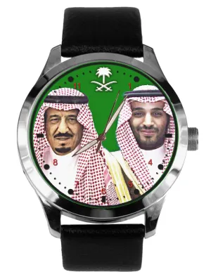 the Two Holy Mosques, Solid Brass Collectible Royalty Handmade Watch His Excellency King difficulty sidewalk aboriginal expose unwilling Salman of Saudi Arabia, Custodian of 