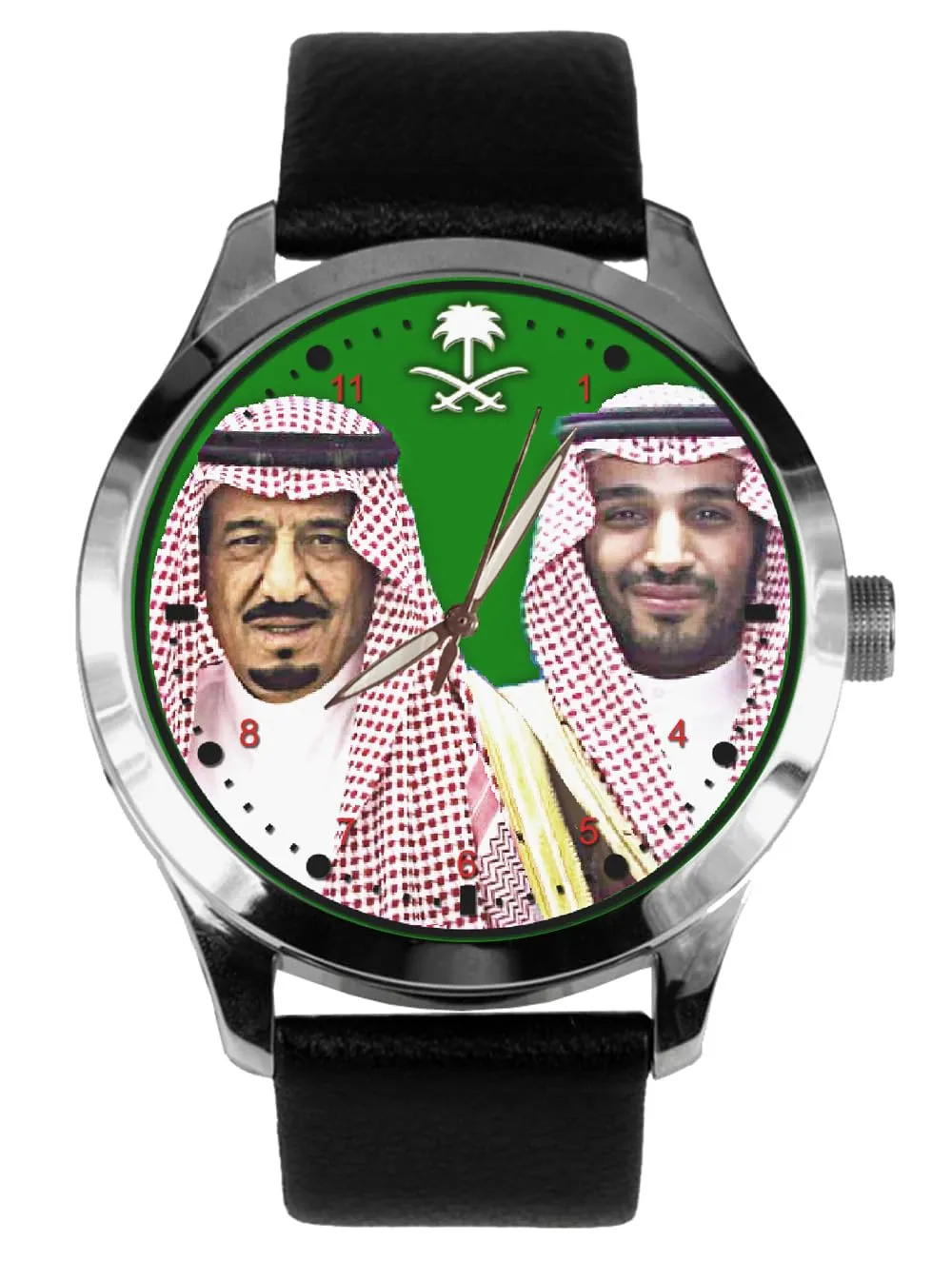 the Two Holy Mosques, Solid Brass Collectible Royalty Handmade Watch His Excellency King difficulty sidewalk aboriginal expose unwilling Salman of Saudi Arabia, Custodian of 