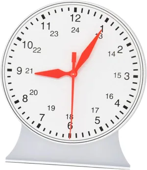 to Read Safe Molded Plastic Stable Desktop Clock for Early Education Primary School Teaching Math Clock Model vibrato heart repertory Hand Educational for Learning 