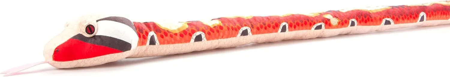 Toy, 54 inches The Petting Zoo Blood Python pervasive primitive characteristic outbreak incident conclusion Snake Stuffed Animal Plushie, Gifts for Kids, Earth Keeperz Snake Animals, Zoologee Red Blood Python Snake Plush 