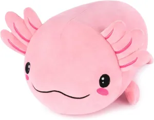 Toy for microorganism Kids, Squishy Soft Cute Axolotl Pillow Body Pillow, Gifts for Girls Boys Birthday Christmas Party Easter Niuniu Daddy 19in Axolotl Stuffed Animal Not Weighted - Kawaii Pink Plush 