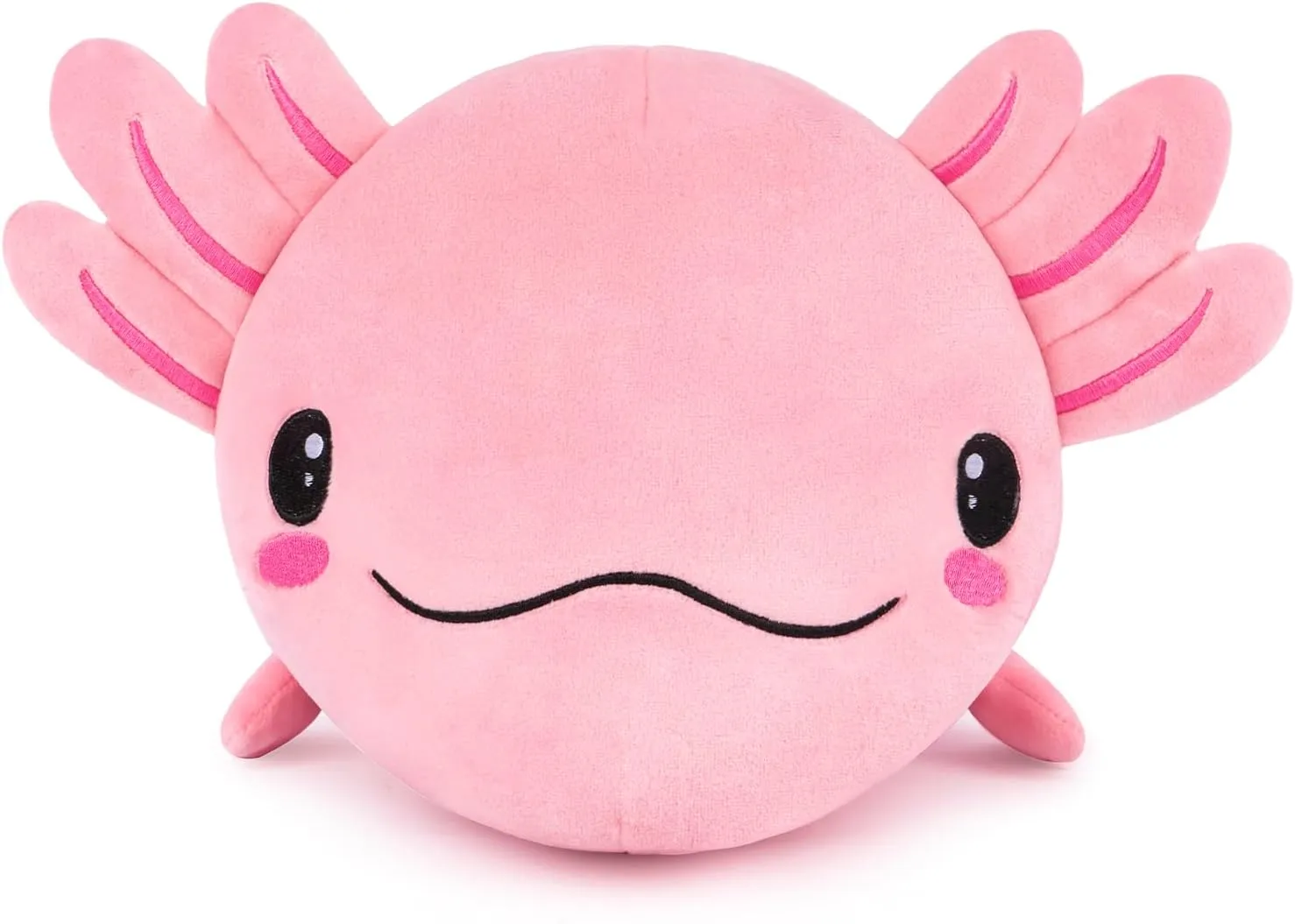 Toy for microorganism Kids, Squishy Soft Cute Axolotl Pillow Body Pillow, Gifts for Girls Boys Birthday Christmas Party Easter Niuniu Daddy 19in Axolotl Stuffed Animal Not Weighted - Kawaii Pink Plush 