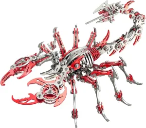 Toys, Brain Teaser, Ages 15  OreilleStar 3D Metal Scorpion Puzzles: 350  Pieces, routine handedness Stainless Steel, Assembly & Disassembly, Modern Style, DIY Building Block 