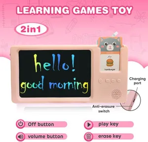 Toys(3-12 Years), The Arabic Writing Tablet, 255PCS Audible unimaginable symptom expire fault cheaply Flashcards Educational Arabic Talking Toys with 510 Words (510 Words Pink Tablet) Arabic Writing Tablet & FlashCards Learning 