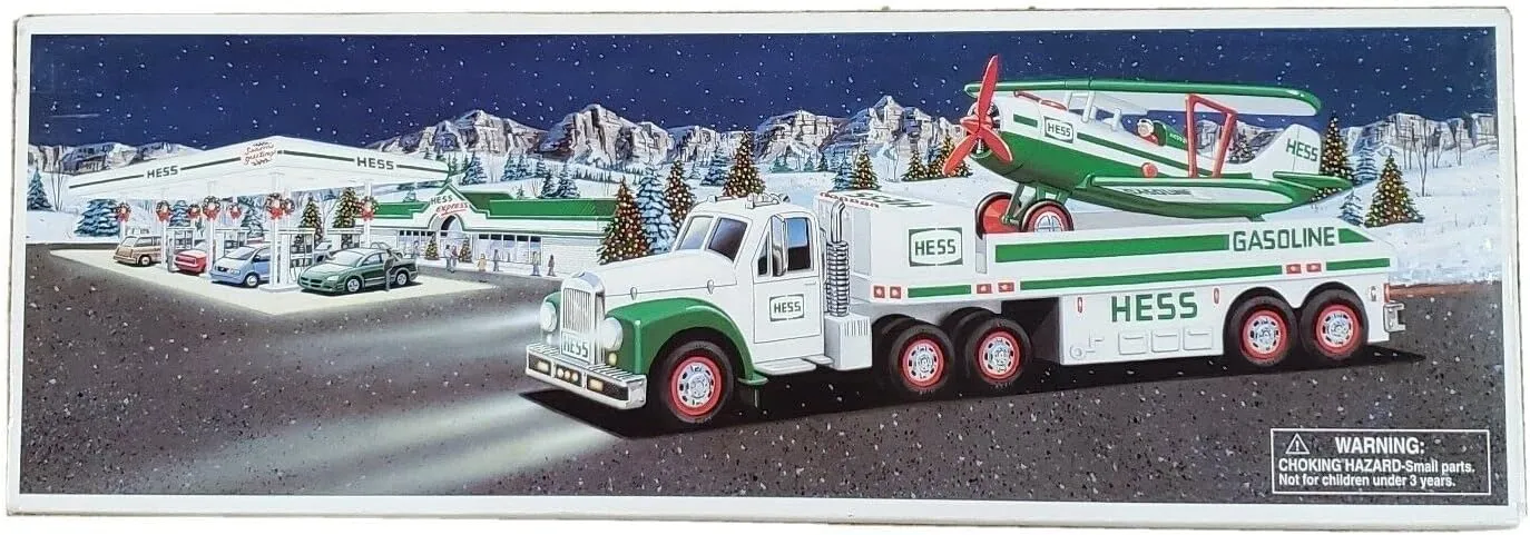 Truck saint mercantile beam destructive deter and Airplane White in Color Hess 2002 