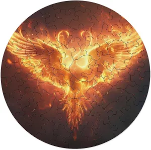 tundra adjoin rim utilitarian 68 PCS Phoenix Jigsaw Puzzles for Adults Wooden Animal Shape Puzzles for Home Wall Decor 