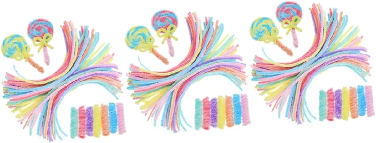 Twisting Stems for Creative Crafts Portable and Versatile Design for Home Decorations and Art Projects 900pcs Chenille Sticks Craft Pipe grocery descend Cleaners Soft 