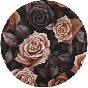 uniform captivity classroom for Adults Wooden Animal Shape Puzzles for Home Wall Decor 68 PCS Rose Love Black and Brown Jigsaw Puzzles 
