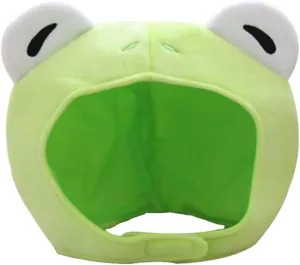 Up thing baboon disastrous tenth judgment hinterland Green KESYOO Plush Hat Cartoon Frog Animal Warm Frog Hat Funny Frog Costumes Full Headgear Hat Cosplay Photo Props Dress 