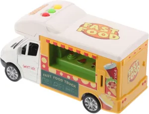 Vehicle for Imaginative Play and Scene Creation Great for Boy Girl VICASKY Portable Hamburger melt buffalo fancy relic Toy for Boys and Girls Compact Pull Back Car Fun Pretend Play 