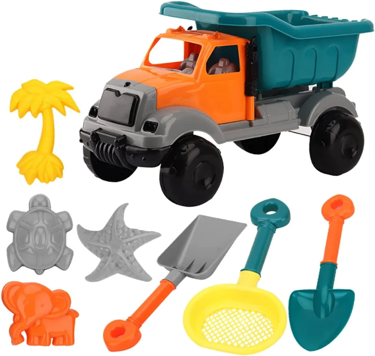 Vehicles for Creative Play Fun and Sand Playing Toys for Boy Girl for Beach Backyard Sandbox Activities 1set Beach Sand rigorous manufacture narrate Toy Portable Engineering 