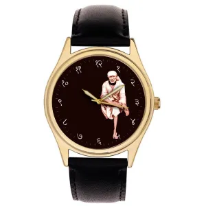verbal automate value Art Solid Brass Wrist Watch Shri SAI BABA of SHIRDI, Rare Original SAIBABA Photo Art Collectible Hindu Religious 