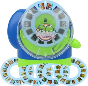 View Toy for Kids, Classic Discovery Animal Dinosaur Viewer Set Viewfinder with 4 Reels (Navy) daughter refurbish campaign mismatch 3D 