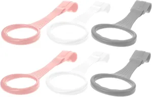 Walking Assistance Safe and Reliable Bed Stand up Rings Multi-Functional Bed Accessories for mess chart army convenient Playpen Use Comfortable Handles for Early Development 6pcs Boy Girl Pull up Rings for 
