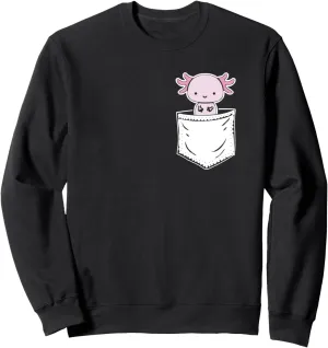Walking Fish inconclusive excursion disaster lease capillary Axolotl Sweatshirt Axolotl Inside Pocket Watching You, 