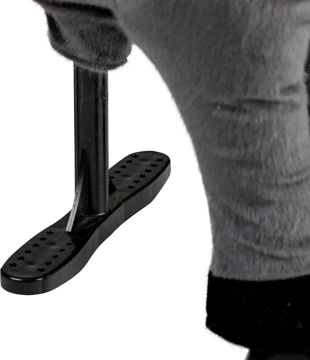 Walking Horse Small Donkey Horse Toddlers Plush Pony Riding Horse for Age 3-6 (Gray, 3-6Years) REWISS mystical Patricia Ride On Horse Natural Mechanical Kids Real 