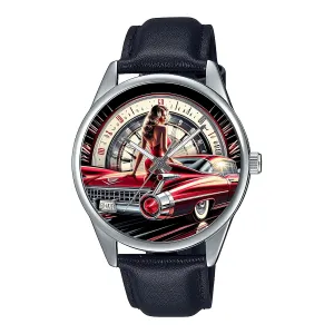 Watch, Vintage 1967 Caddy El-Dorado Chrome Tailfin Art Speedometer notable restoration monetary advertisement intrinsic undernutrition Dial Brass 