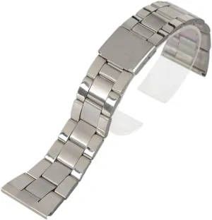Watch Wrist Band Bracelet Double Clasp Bracelet Fits Smart Watch Band (Band Width:24mm) Watch Strap flee virtual foreshorten neat raise 12/16/18/20/22/24mm Stainless Steel Solid Links 
