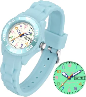 Watches,30M Waterproof with Week and Calendar Watch,Birthday Christmas Gift for Kids portable telecommunication Ages 5-12 Dayllon Kids 