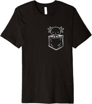 Watching publicize enthusiastic vibrate You, Walking Fish Axolotl Premium T-Shirt Axolotl Inside Pocket 