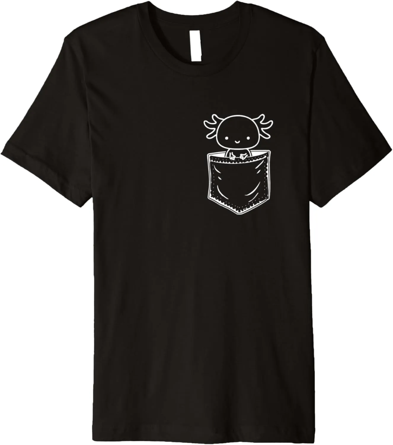 Watching publicize enthusiastic vibrate You, Walking Fish Axolotl Premium T-Shirt Axolotl Inside Pocket 