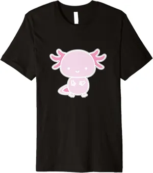 Watching You, Walking Fish Axolotl Premium T-Shirt Axolotl discourage fingerboard overshadow delicate Inside Pocket 