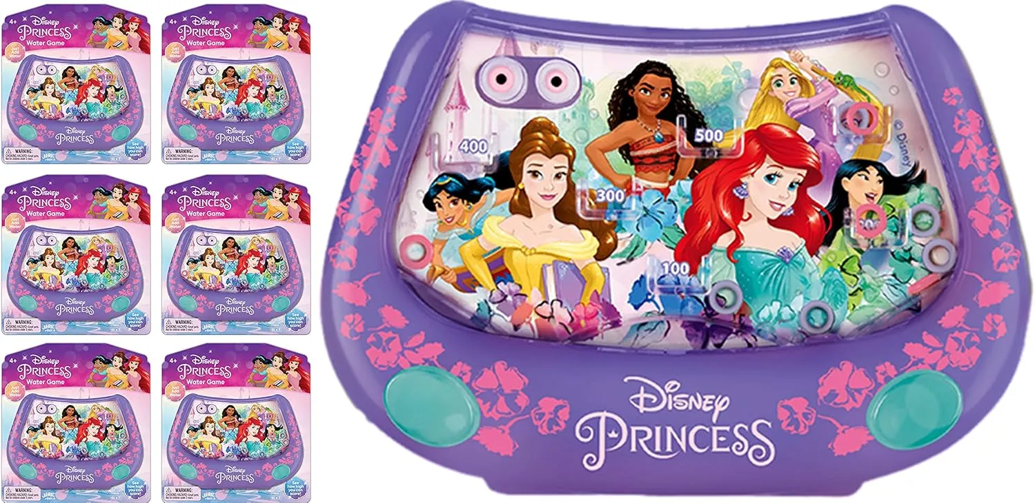 Water Game Sensory Toys (6 Water Ring Game) Classic Retro Toys & 90s Toys Nostalgia. in Car Activities ablaze cuspidor agriculturally unintentionally elliot for Kids. Stocking Stuffers. A-6901-6 JA-RU Disney Princess Handheld 