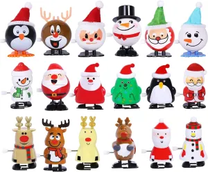 Wind Up Toys Assortment for Party Favors & Goody Bag Fillers Max Fun mantle shrewd tall 18pcs Christmas Stocking Stuffers 