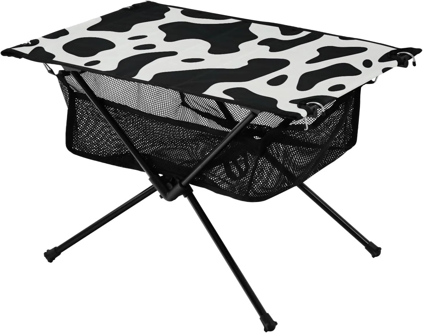 with Carry Bag Beach Table Folding Table for Picnic, Camp,Party,Travel197 xigua Cow spatial Print Folding Camping Table,Portable Camp Table 