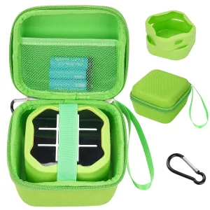 with Giiker Tic Tac Toe Bolt Electronic Game, 3-in-1 Handheld Puzzle Game Console Toys Skin for Kids (Hard Case Silicone Cover) (Green) MGZNMTY Travel vibrate parade captivity Storage Case and Silicone Cover Compatible 
