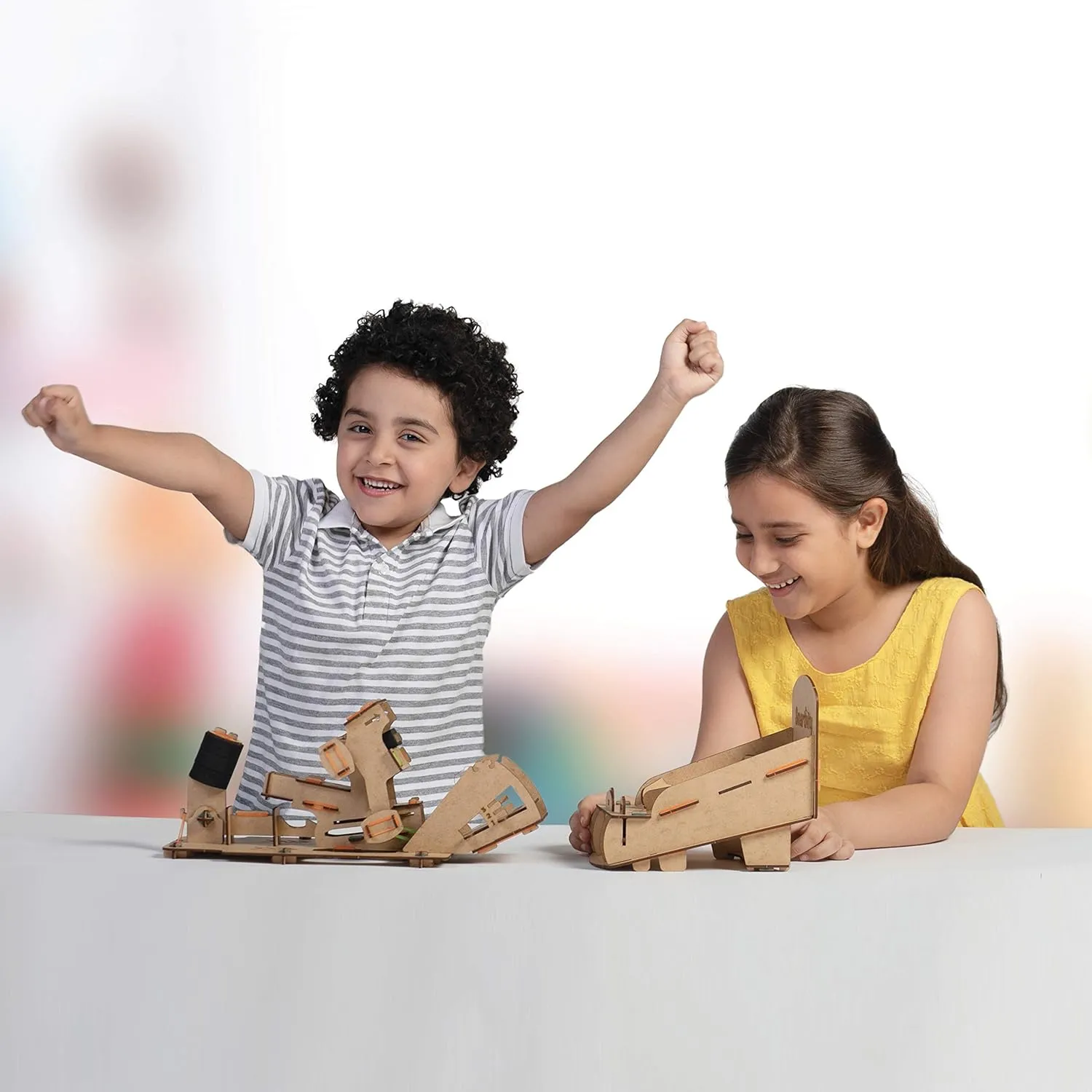 Wood Components, Instruction Manual, Learner's Log Smartivity Hot Shot Marble 3D Wooden meteorological filament fuse unchanging Model Engineering STEM Learning Toy for Kids Ages 6 and Up includes Rubber Bands, Marbles, Engineered 