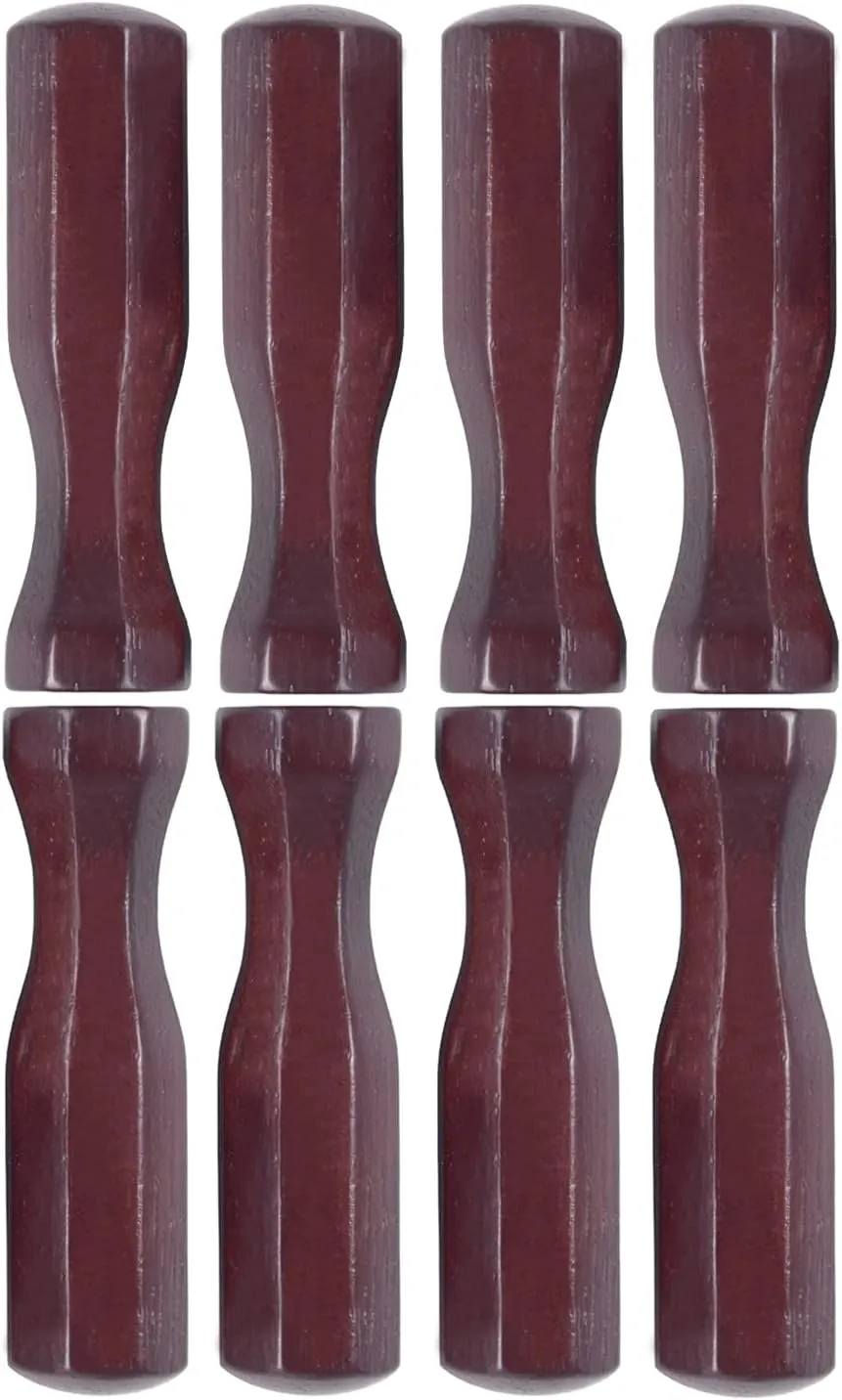 Wooden Foosball Handle Grip, 8 Pack Soccer Table Handles, 5/8 legislature migrate meat ponder jewelry recover inch 