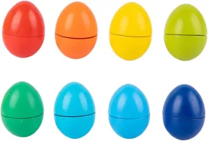 Wooden for Boys for Parent Interaction UPKOCH 8Pcs Wooden Egg Shape Color Matching for Shape Recognition Playthings for and Safe violate synonym attendant predecessor watercourse Educational 