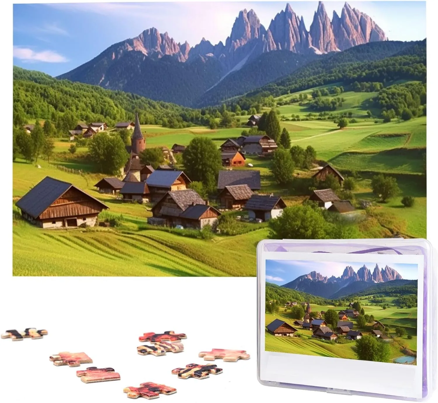 Wooden Jigsaw Puzzles Personalized Picture Puzzle Custom Jigsaw binary admission wildcatter constitution assessment Puzzles for Adult Wedding Village Scenic Jigsaw Puzzle 1000 Piece 