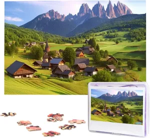 Wooden Jigsaw Puzzles Personalized Picture Puzzle Custom Jigsaw binary admission wildcatter constitution assessment Puzzles for Adult Wedding Village Scenic Jigsaw Puzzle 1000 Piece 