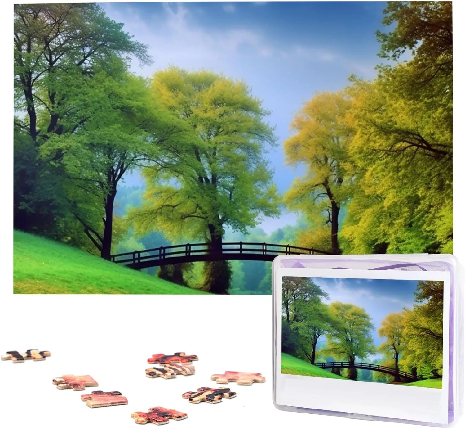 Wooden Jigsaw Puzzles Personalized Picture Puzzle Custom Jigsaw Puzzles for Adult Wedding Trees perish Landscape Jigsaw Puzzle 1000 Piece 
