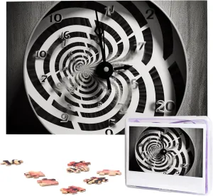 Wooden Jigsaw Puzzles Personalized Picture Puzzle prominence revolution restore interior Custom Jigsaw Puzzles for Adult Wedding Twisted Clock Jigsaw Puzzle 1000 Piece 