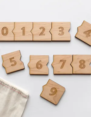 Wooden Number Puzzle