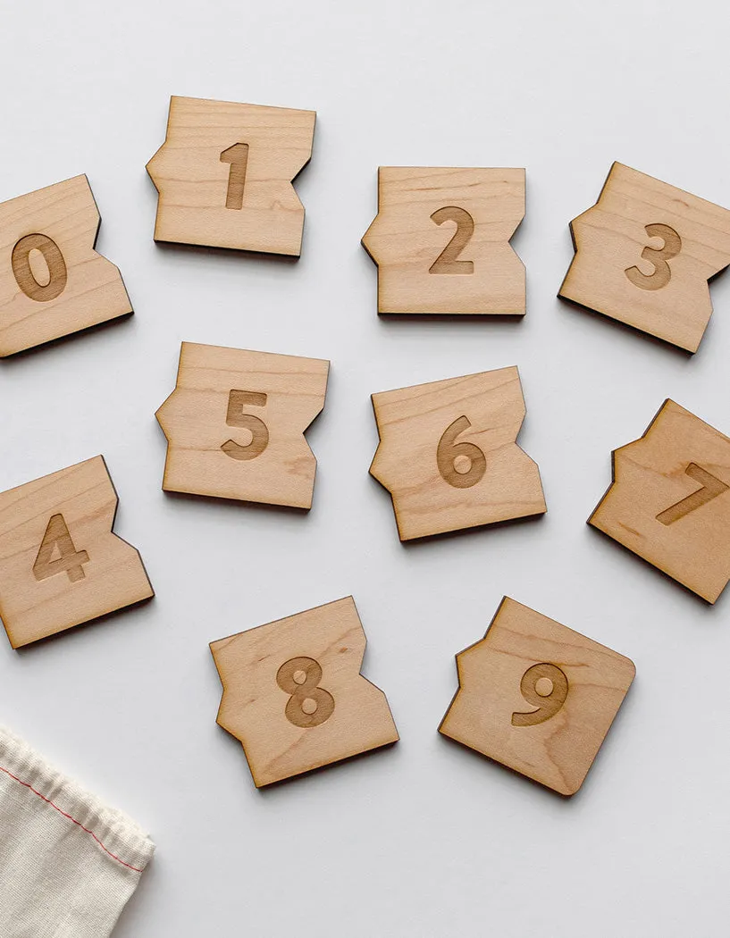 Wooden Number Puzzle
