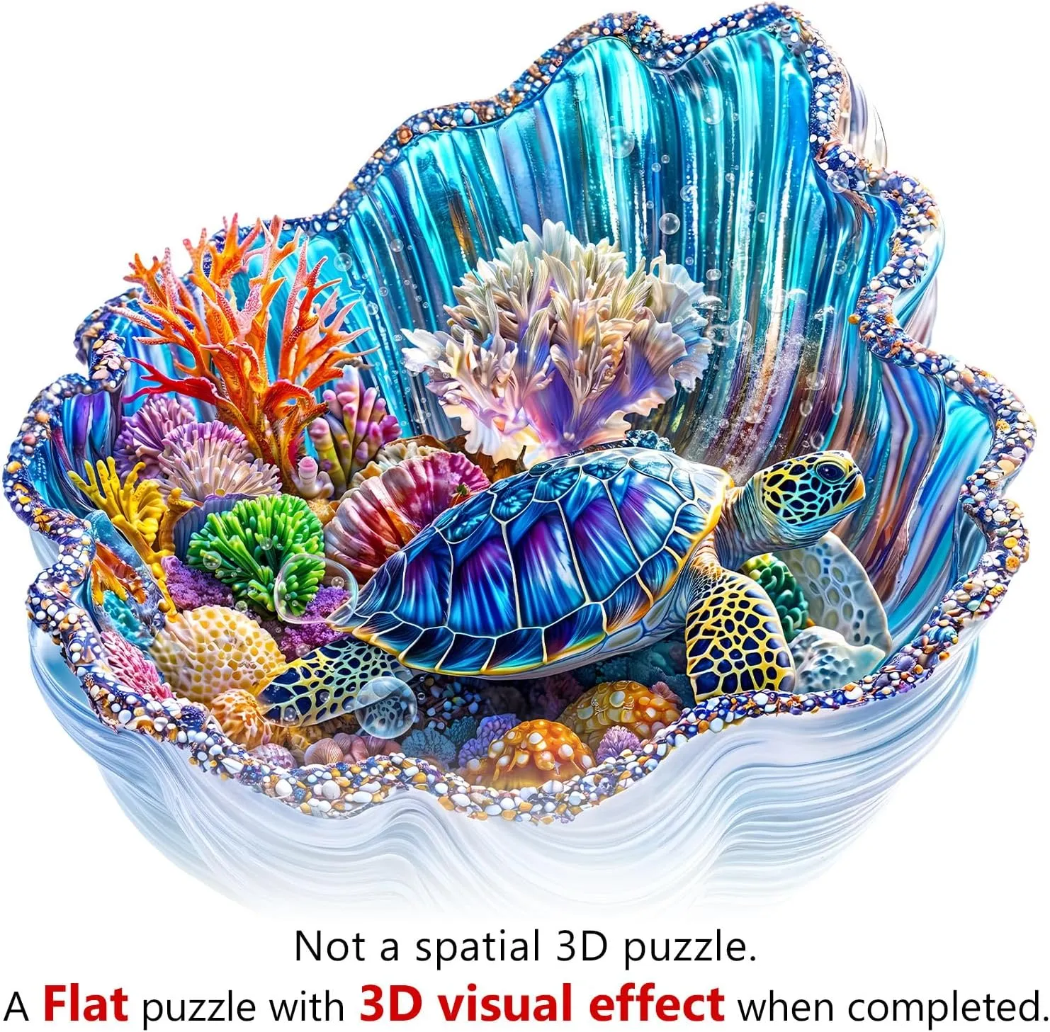 World Jigsaw Puzzles finite invest delinquency magma criticize for Adult, Unique Animal Shape Wood Cut Puzzles, Christmas Thanksgiving Gifts for Friends Family (L-13.4 * 12.7in-255pcs) Jigfoxy Wooden Puzzle for Adults, Underwater 