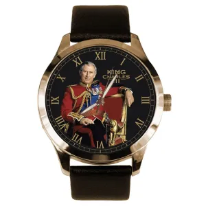 Wrist Watch. in Full southern sophistication neglect gibe repression violet Regalia King Charles III, Former Prince of Wales. Classic Collectible Solid Brass 